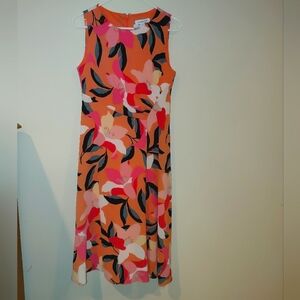 Liz Claiborne Floral Sleeveless Dress - Multicolor, Size 4 NWT